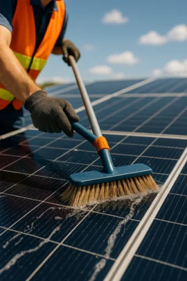 cleaning solar panels brush cleaning solar panels brush